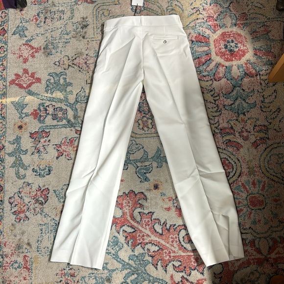NWT Coperni Low Rise Loose Tailored Trousers in Optic White - Picture 9 of 10